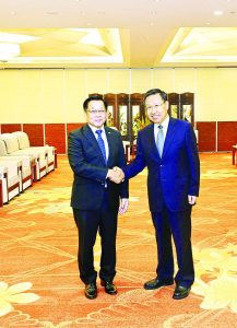 Read more about the article နိုင်ငံတော်လုံခြုံရေးနှင့် အေးချမ်းသာယာရေးကော်မရှင်ဥက္ကဋ္ဌ စီချွမ်ပြည်နယ်ပါတီအတွင်းရေးမှူးနှင့် တွေ့ဆုံဆွေးနွေး (၅-၉-၂၀၂၅)