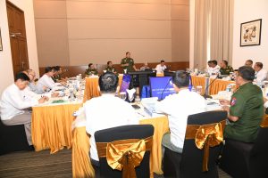 အမျိုးသားစည်းလုံးညီညွတ်ရေးနှင့် ငြိမ်းချမ်းရေးဖော်ဆောင်မှုညှိနှိုင်းရေးကော်မတီ (NSPNC) အဖွဲ့ဝင်များတွေ့ဆုံ၍ လုပ်ငန်းစဉ်များ ဆွေးနွေးသည့် မှတ်တမ်းဓာတ်ပုံများ (၂၃-၄-၂၀၂၆)