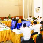 အမျိုးသားစည်းလုံးညီညွတ်ရေးနှင့် ငြိမ်းချမ်းရေးဖော်ဆောင်မှုညှိနှိုင်းရေးကော်မတီ (NSPNC) အဖွဲ့ဝင်များတွေ့ဆုံ၍ လုပ်ငန်းစဉ်များ ဆွေးနွေး (၂၃-၄-၂၀၂၆)