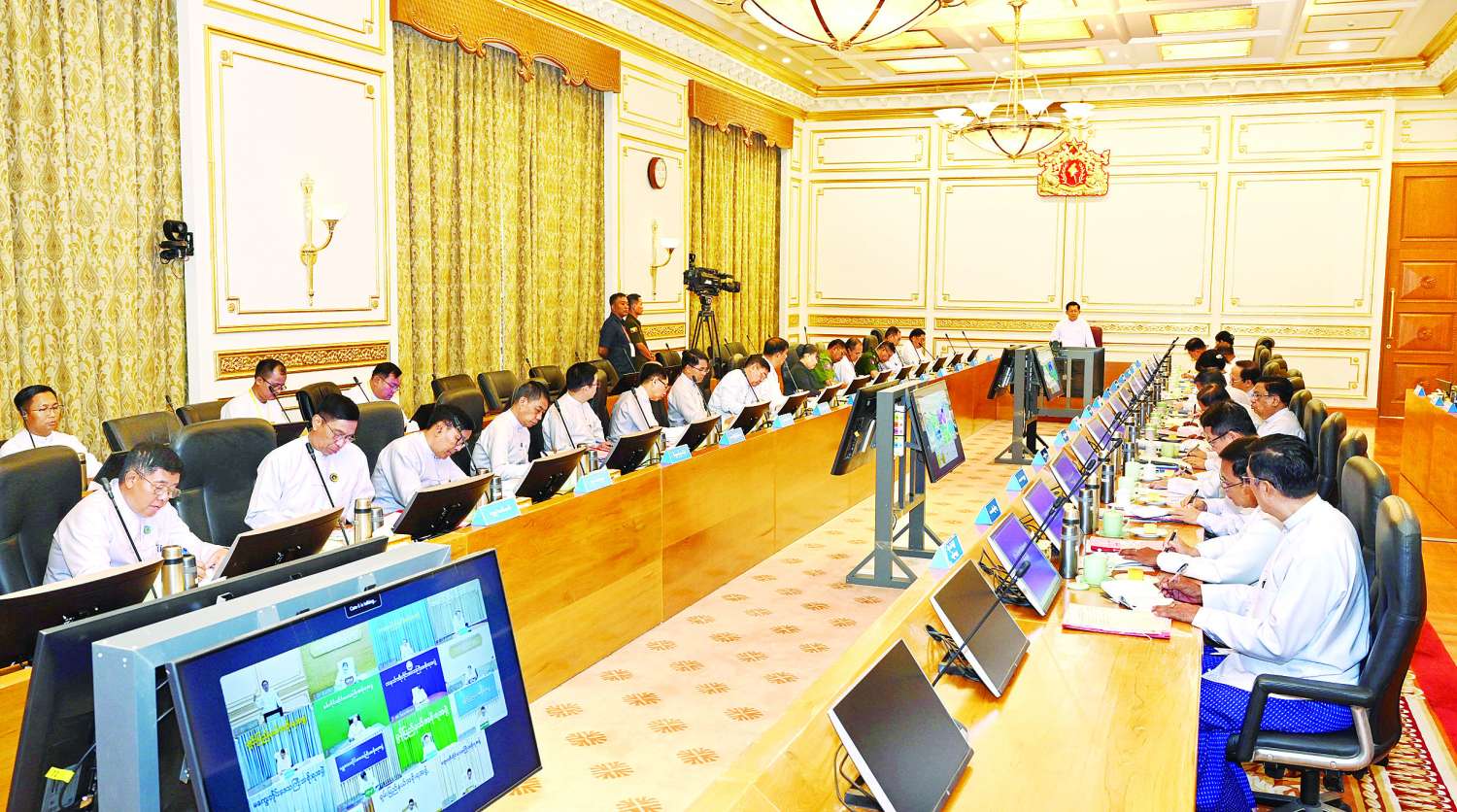 You are currently viewing ပြည်ထောင်စုသမ္မတမြန်မာနိုင်ငံတော် နိုင်ငံတော်သမ္မတ ဦးမင်းအောင်လှိုင် ပြည်ထောင်စုအစိုးရအဖွဲ့အစည်းအဝေးတွင် ပြောကြားသည့် အမှာစကားကောက်နုတ်ချက် (၂၆-၅-၂၀၂၆)