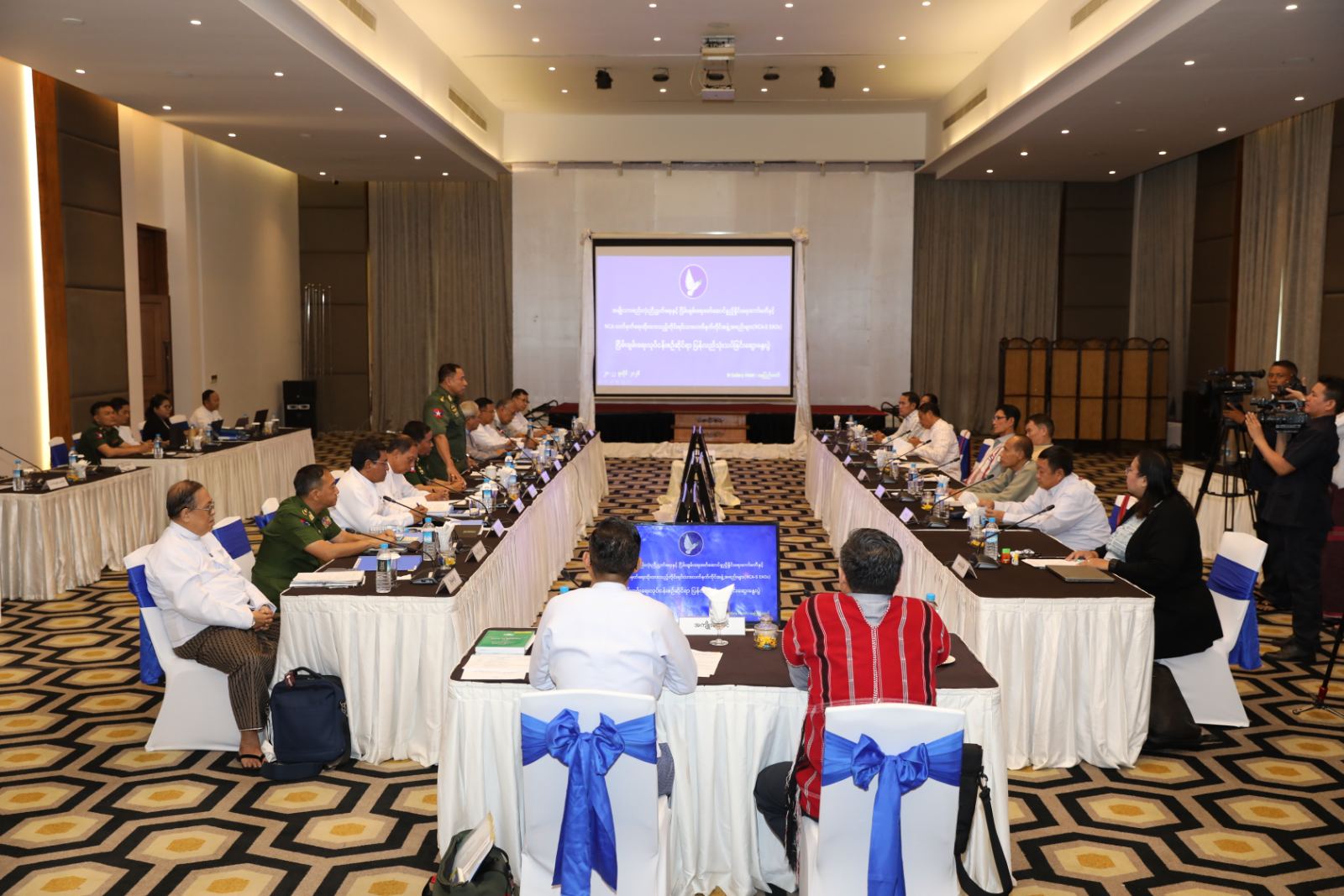 You are currently viewing NSPNC နှင့် NCA-S EAOs တို့ ငြိမ်းချမ်းရေးလုပ်ငန်းစဉ်ဆိုင်ရာပြန်လည်သုံးသပ်ခြင်းဆွေးနွေးပွဲ ဒုတိယနေ့ ဆက်လက်ကျင်းပ (၂၁-၇-၂၀၂၆)