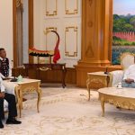 ပြည်ထောင်စုသမ္မတမြန်မာနိုင်ငံတော် နိုင်ငံတော်သမ္မတ ဦးမင်းအောင်လှိုင်ထံသို့ “ဝ”ပြည်သွေးစည်းညီညွတ်ရေးပါတီ(UWSP)မှ ဒုတိယဥက္ကဋ္ဌ ဦးကျောက်ကော်အန်း ဦးဆောင်သည့် ကိုယ်စားလှယ်အဖွဲ့က လာရောက်ဂါရဝပြုတွေ့ဆုံ (၄-၈-၂၀၂၆)